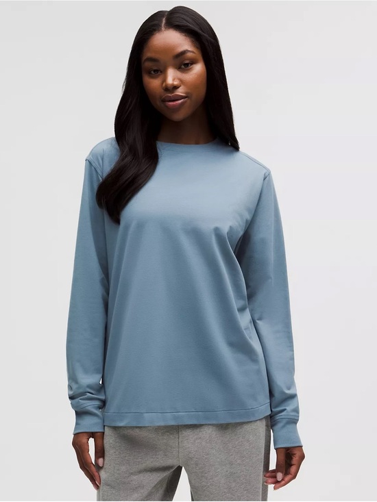lululemon athletica Tops - Lululemon All Yours Organic Cotton-Blend Long Sleeve Shirt